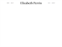 Tablet Screenshot of elizabethperrin.com